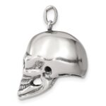 Sterling Silver Skull Pendant - Image 2