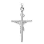 Sterling Silver INRI Crucifix Pendant - Image 4