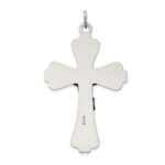 Sterling Silver Antiqued INRI Crucifix Pendant - Image 4