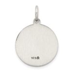 Sterling Silver Antiqued Holy Family Medal - Image 4