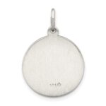 Sterling Silver Antiqued Infant Jesus Medal - Image 3