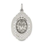 Sterling Silver Antiqued Miraculous Medal - Image 4