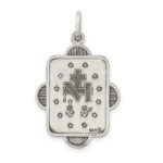Sterling Silver Antiqued Miraculous Medal - Image 3