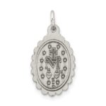 Sterling Silver Antiqued Miraculous Medal - Image 4