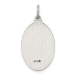 Sterling Silver Antiqued Our Lady of Perpetual Help Medal - Image 4