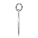 Sterling Silver Rhodium-plated Saint Christopher Medal - Image 2