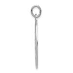 Sterling Silver Rhodium-plated Saint Christopher Medal - Image 2