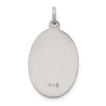 Sterling Silver Antiqued Saint Jude Thaddeus Medal - Image 4
