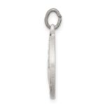 Sterling Silver Antiqued Saint Francis of Assisi Medal - Image 2