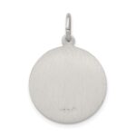 Sterling Silver Antiqued Saint Martha Medal - Image 3