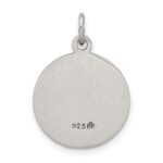 Sterling Silver Antiqued Saint Peter Medal - Image 4