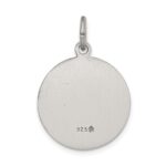 Sterling Silver Antiqued Saint Gabriel Medal - Image 4