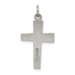 Sterling Silver Antiqued Cross Charm - Image 4