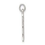 Sterling Silver Rhodium-plated Chai Pendant - Image 2