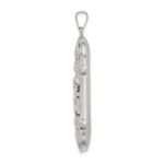Sterling Silver Fancy Mezuzah Pendant - Image 2