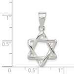 Sterling Silver 3-D Star of David Pendant - Image 3