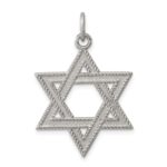 Sterling Silver Star of David Charm