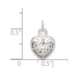 Sterling Silver Heart Charm - Image 4
