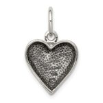 Sterling Silver Antiqued Hope Pendant - Image 3