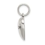 Sterling Silver Antiqued Believe Pendant - Image 2