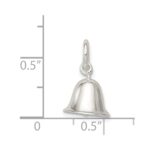 Sterling Silver Moveable Bell Charm - Image 3