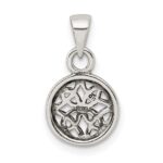 Sterling Silver Antiqued Celtic Pendant - Image 4