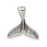 Sterling Silver Small Whale Tail Pendant - Image 4