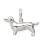 Sterling Silver Dachshund Pendant - Image 4