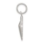 Sterling Silver Polished Arrowhead Charm - Image 2