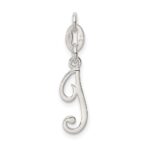 Sterling Silver Letter I Initial Charm - Image 4