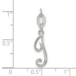 Sterling Silver Letter I Initial Charm - Image 3