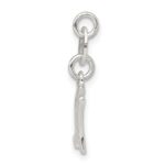 Sterling Silver Letter N Initial Charm - Image 2