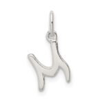 Sterling Silver Letter M Initial Charm - Image 3