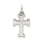 Sterling Silver Antiqued Cross Charm - Image 4