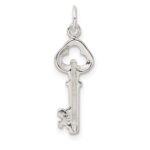 Sterling Silver Key Charm - Image 4