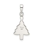 Sterling Silver Enameled Christmas Tree Pendant - Image 4
