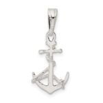 Sterling Silver Anchor & Rope Pendant - Image 4