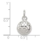 Sterling Silver Soccer Ball Charm - Image 3