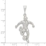Sterling Silver Soccer Player Charm - Image 3