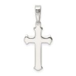 Sterling Silver Polished Cross Pendant - Image 4