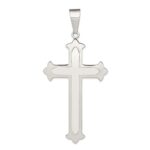 Sterling Silver Polished Cross Pendant