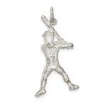 Sterling Silver Baseball Batter Charm - Image 4