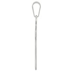 Sterling Silver Polished Cross Pendant - Image 2