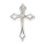 Sterling Silver CZ Cross Charm