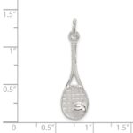 Sterling Silver Tennis Racquet Charm - Image 3