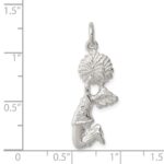 Sterling Silver Cheerleader Charm - Image 3