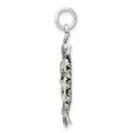 Sterling Silver Antiqued Sun Charm - Image 2