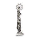 Sterling Silver Antiqued Statue of Liberty Charm - Image 2