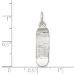 Sterling Silver Skateboard Charm - Image 3