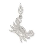 Sterling Silver Polished Crab Charm - Image 3
